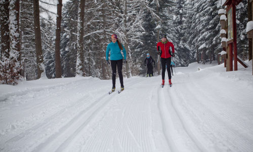 Das Skigebiet Żuków